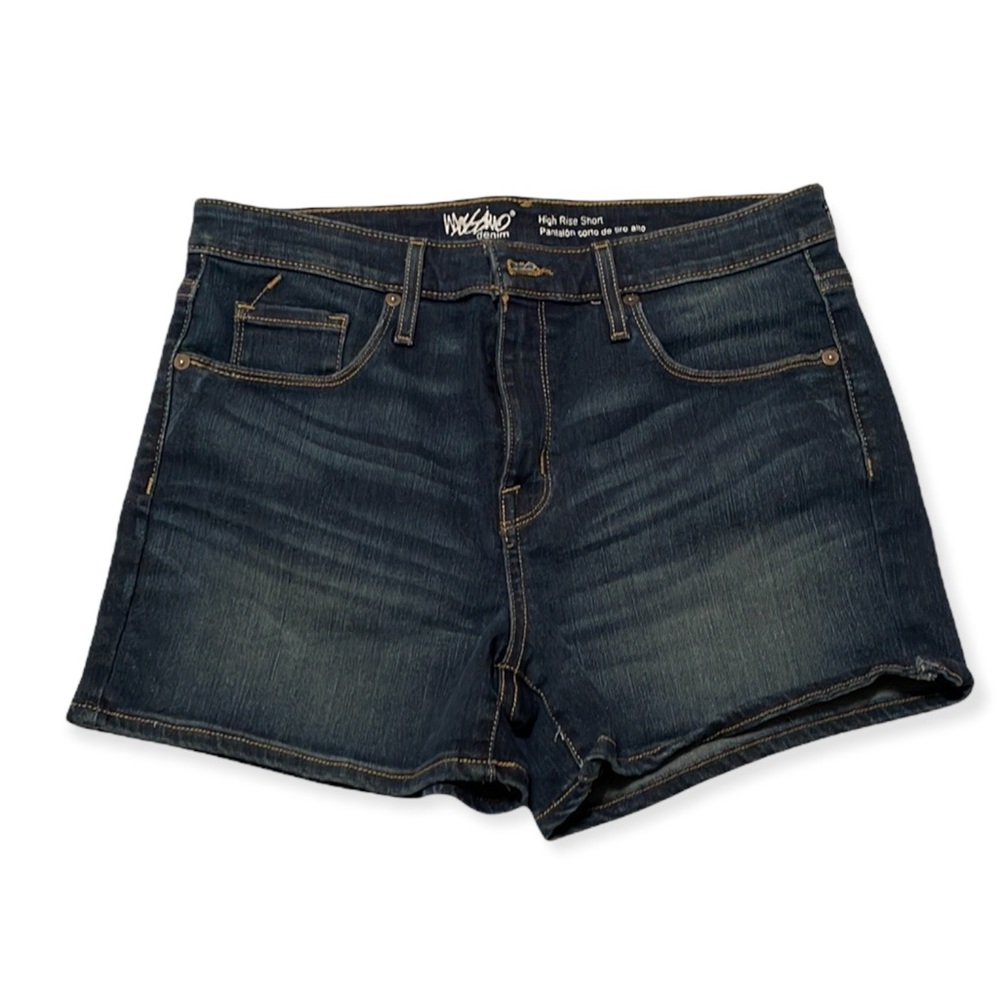 Mossimo Blue Denim High Rise Power Stretch Short Size 10